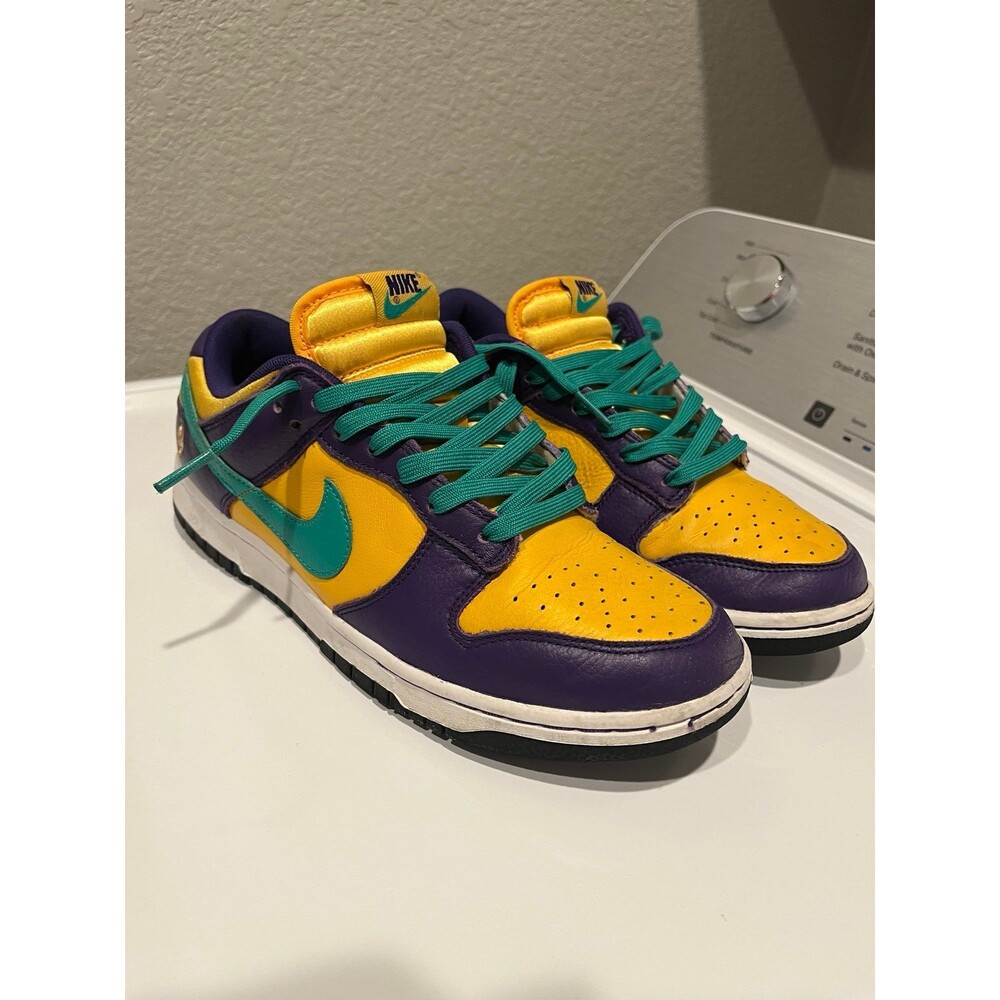 Nike Dunk Low LX Lisa Leslie Women’s Size 9.5 Court Purple Opti Yellow DO9581-50